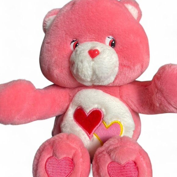 2003 Care Bears Sing Along Friends Love A Lot Pink Untested Care Bear Toy - Picture 2 of 5